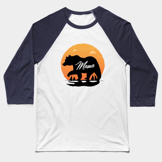 Mama Bear Baseball T-Shirt by zoljo